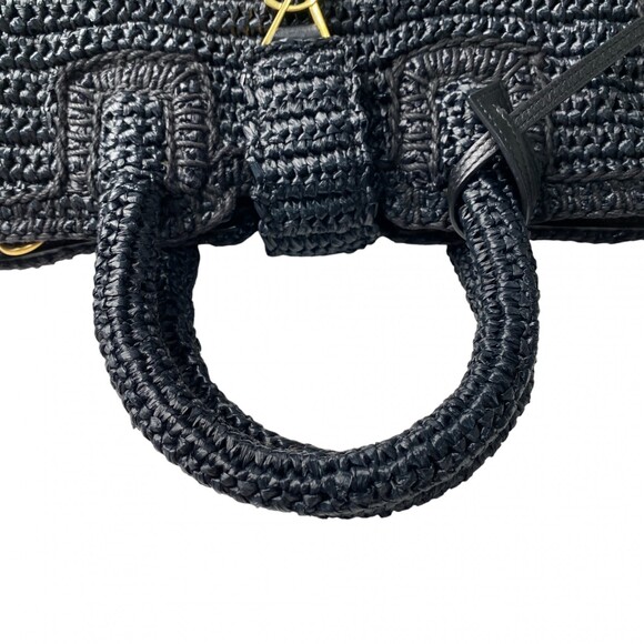 Saint Laurent Women's Cabas Raffia Basket Bag - Picture 8 of 15